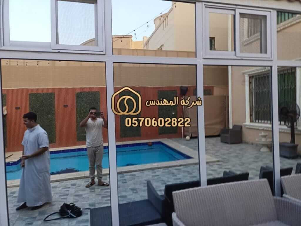 اعمال المونيوم واستركتشر وزجاج سيكوريت